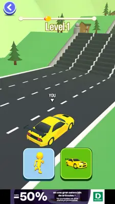 Shape Shift Car Transform Race android App screenshot 1